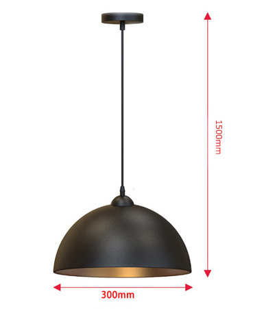 LED Retro Pendant Light E27 Vintage Industrial Ceiling Lighting Black Lamp for Restaurant, Loft,Kitchen, Coffee Shop