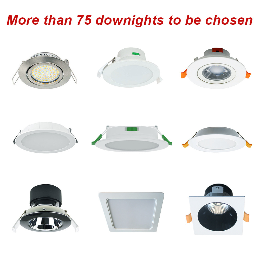 Adjustable Kitchen ceiling light Round Square Recessed Led Light Downlight Led Spot light