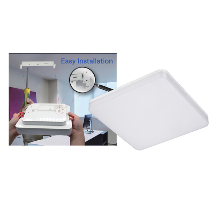 Surface Mounted Smart Square LED Ceiling Light For Kitchen Bedroom indoor Ceiling Lamp with remote control