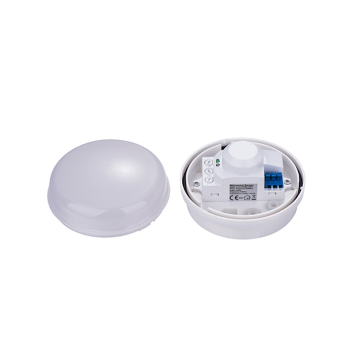 IP54 Waterproof Outdoor microwave motion sensor ceiling mounted 360 degree mini  radar detect light switch