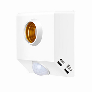 E27 PIR Infrared Motion sensor lamp lighting holder inductive lamp bulb holder socket with type recessed