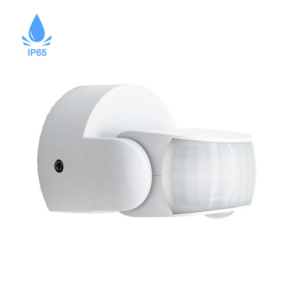 Outdoor IP65 12m Wide Detecting Range Dual Detector Wall Mounted PIR Motion Sensor