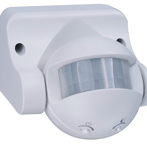 Surface Wall Mounted PIR Motion Sensor with Time Selectable, Infrared Sensor Displacement Sensor, Light Switch