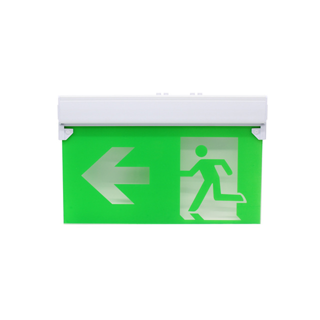 Hot selling wall mounted fire safety emergency LED exit signs light