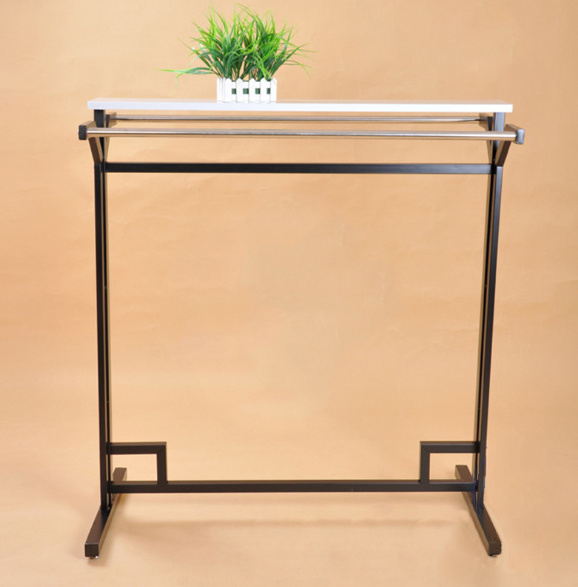 Boutique Black Iron Clothing Display Racks