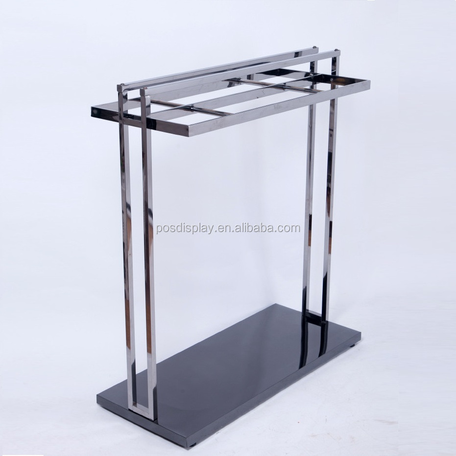 Fashion Retail Clothes Rack Wooden Clothing Shop Fitting For Cloth Display