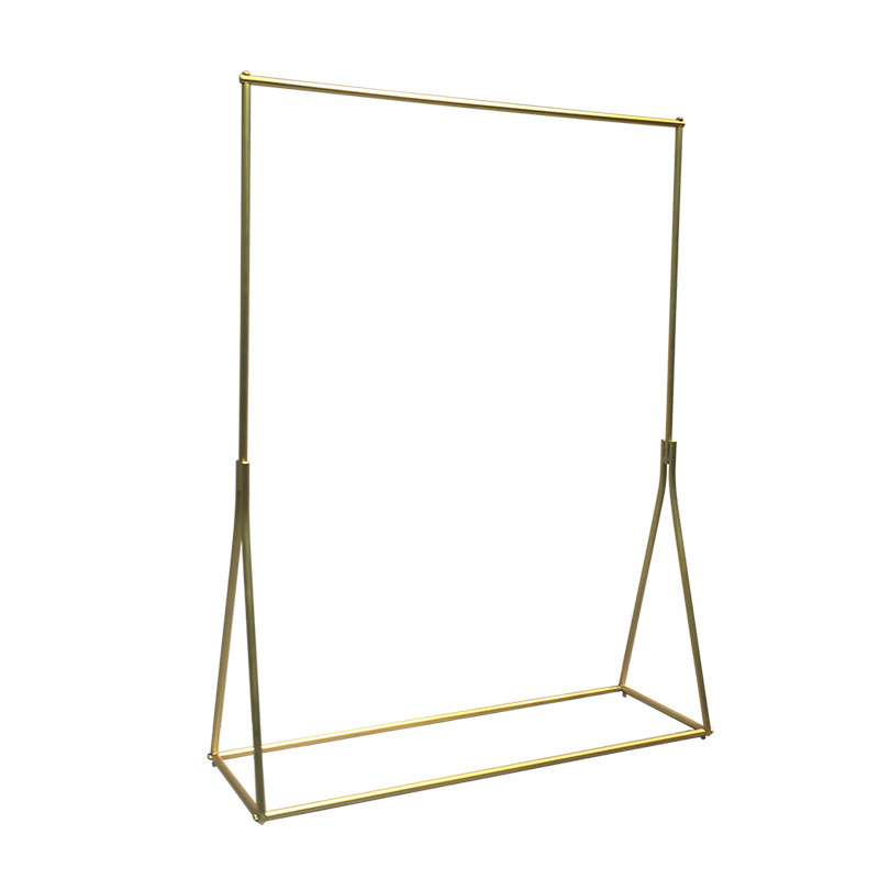 Gold color rose gold color garment racks for showrooms garment  rack clothes