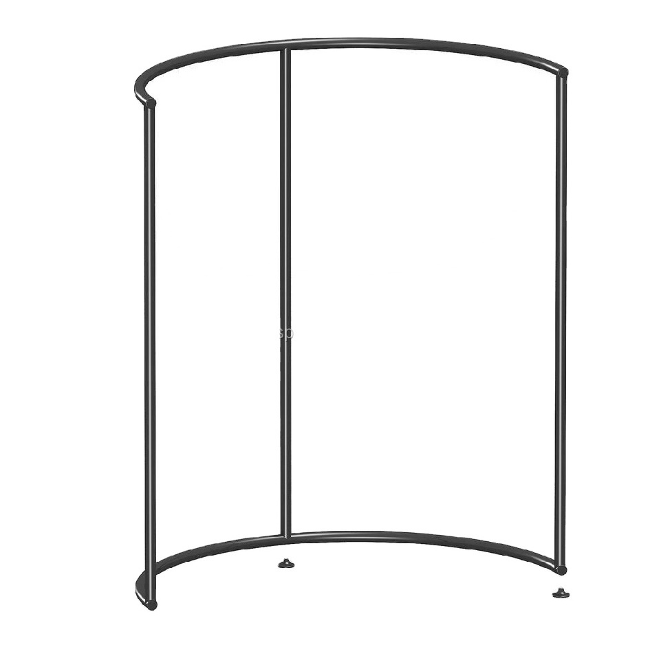 Metal clothing round garment hanging display racks