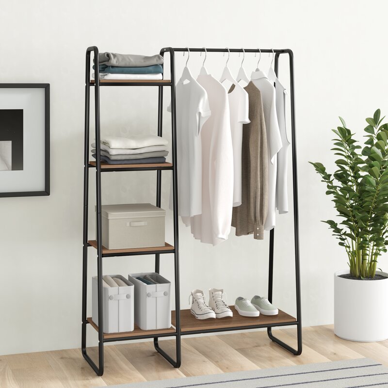 hanging clothes display stand for shop,clothing display racks garment display rack