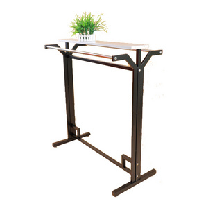 Boutique Black Iron Clothing Display Racks