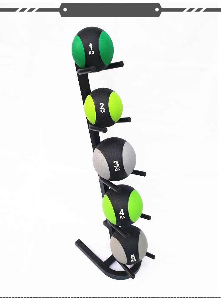 Single Medicine Ball  Basketball Tree Rack Vertical Holder 5 Stack Storage Rack