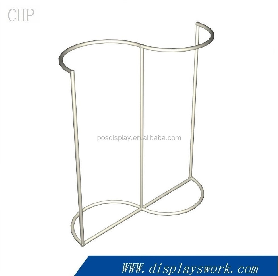 Metal clothing round garment hanging display racks