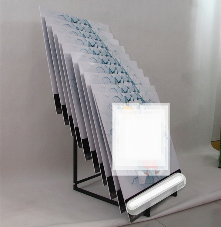 Metal Triangular Sample Ceramic Tile Display Stand /Tile Display Rack/Ceramic Tile Stand