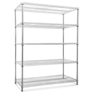 200KG Per Layer Powder Coated Metal Light Duty Warehouse Storage Rack Shelf Red White Orange Blue