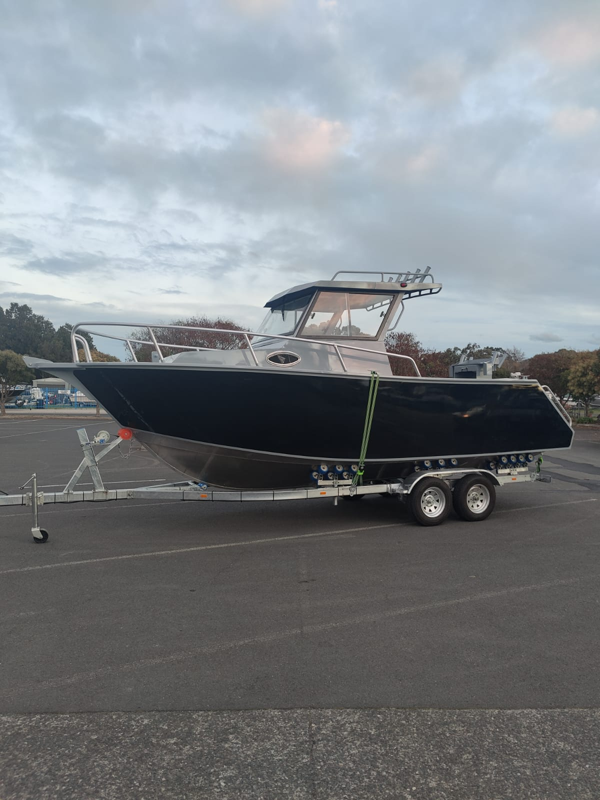 25ft Aluminum Boat with CE Center Cuddy Cabin Cruiser Fishing Vessel for Sale