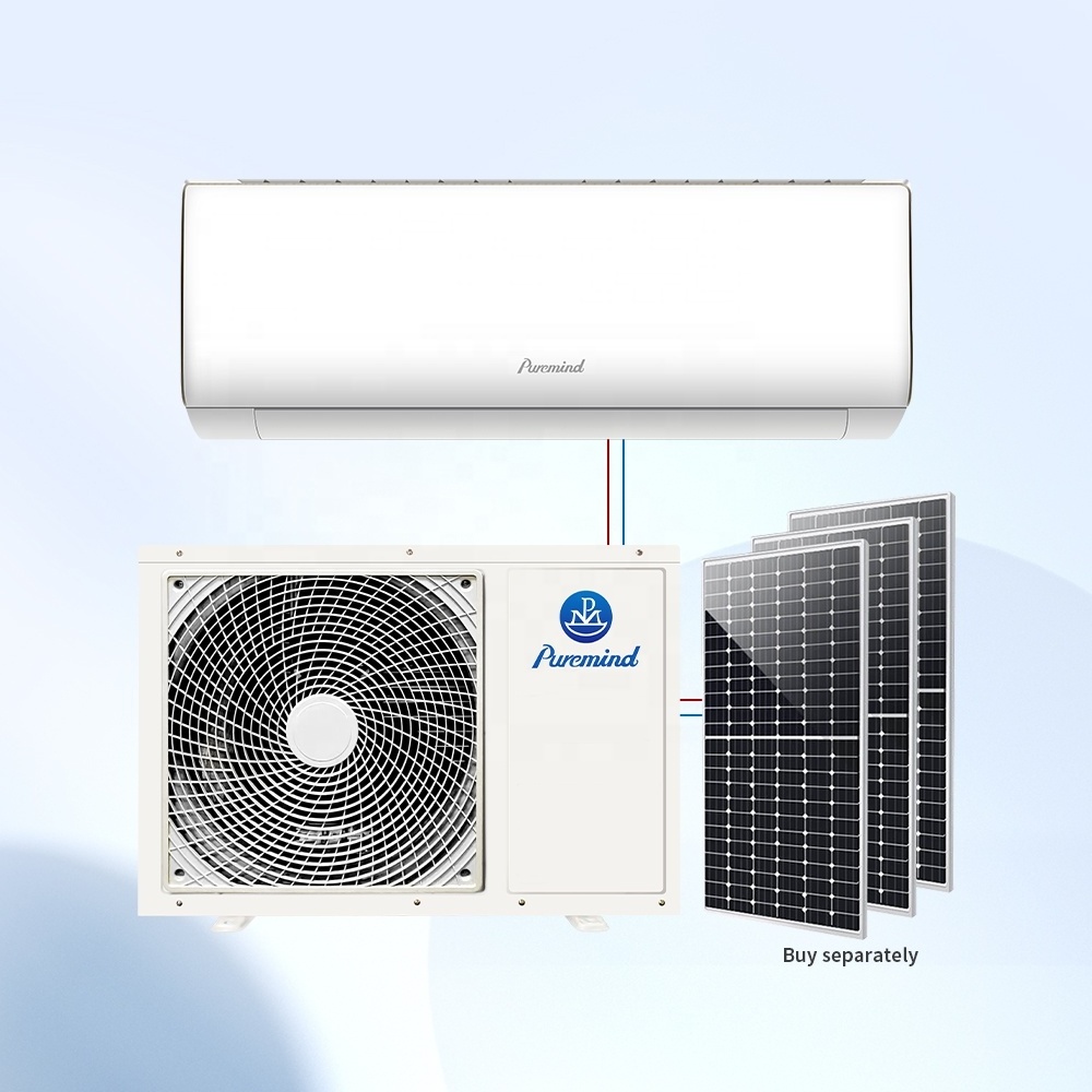 New Green Energy Solar Powered Air Conditioner Off Grid Split Wall Mounted Wholesale Factory Price for Home Power Saving