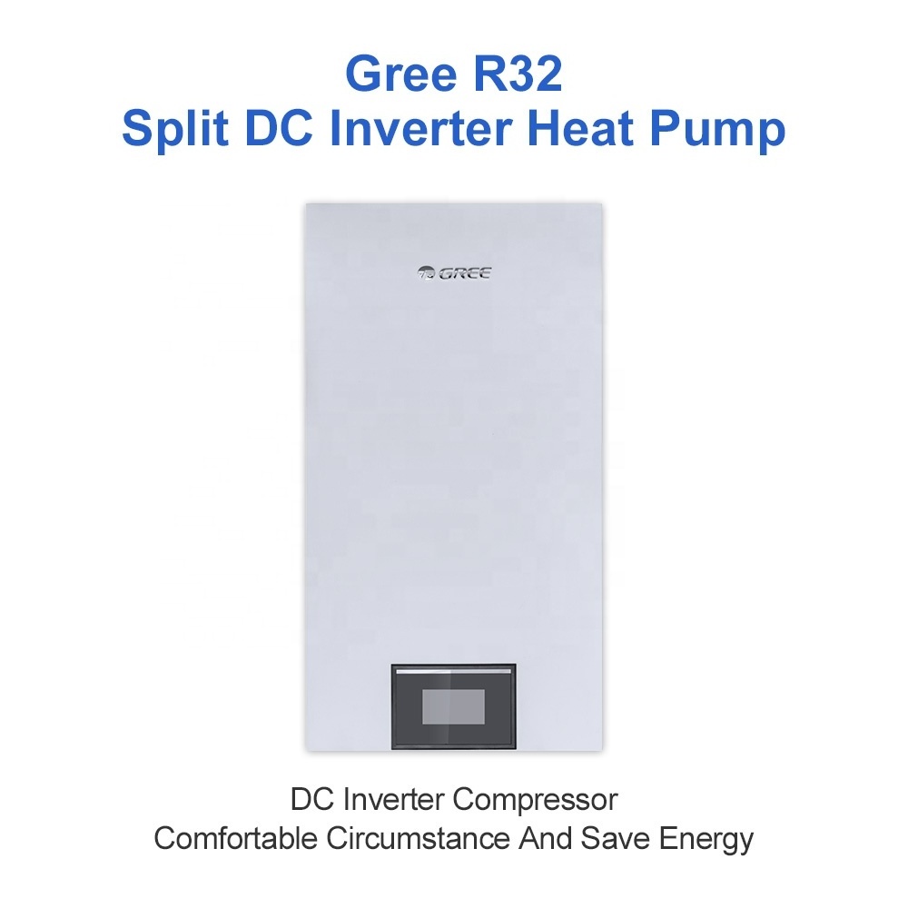 Gree Split Type Heat Pump Air Conditioner Air to Water R32 R290 Warmepumpe Swimming Pool Water Heater