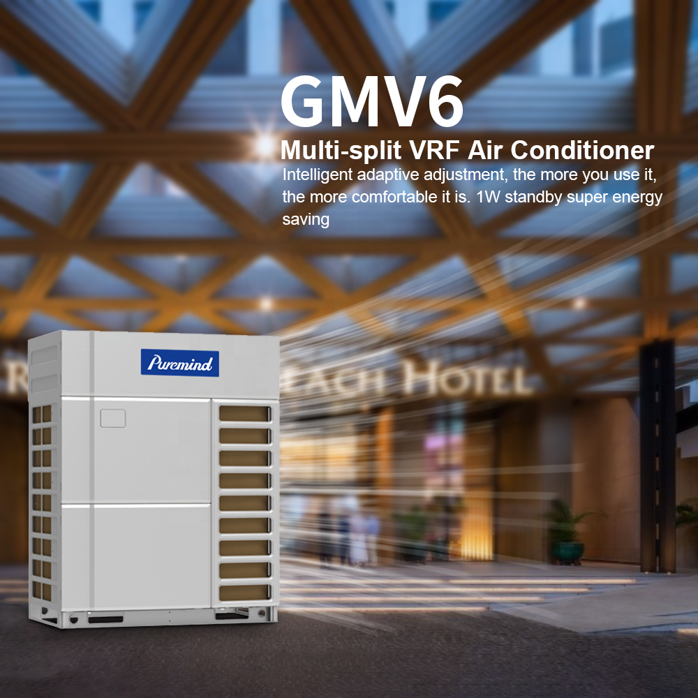 US 24000Btu Gree Air Conditioner Multi Zone Newest VRV VRF Cooling Heating Fan Coil Units Hotel Central Air Conditioning System