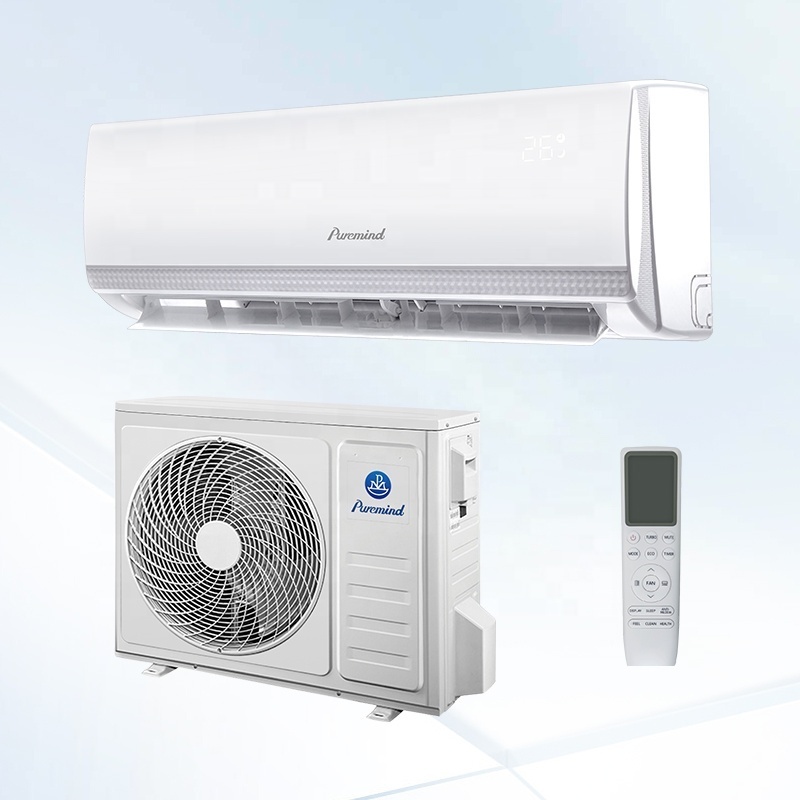 Puremind High Quality 9000btu 12000Btu Split Wall Mounted Air Conditioner R410A R32 Inverter Cooling Fast  Wifi Control OEM