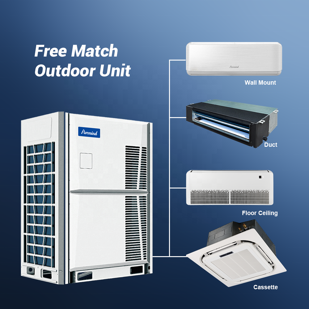 GCHV Carrier R410a Inverter VRF System Air Conditioner 18KW-33KW VRF VRV Unit Multi Zone Central Air Conditioning