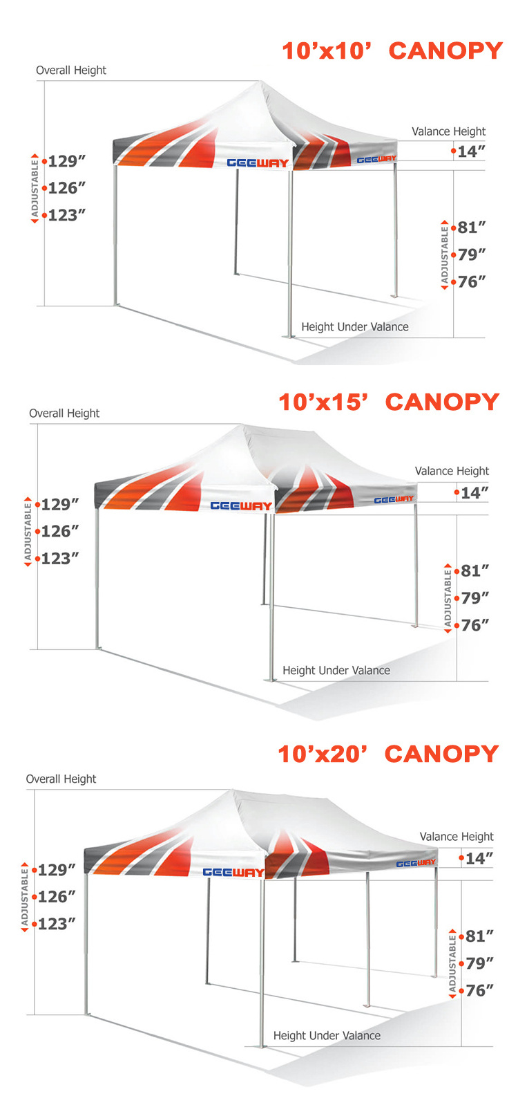 Custom Printed Trade Show Promotional Marquee Pop Up Tent 10x20 Folding Canopy Tent Gazebo