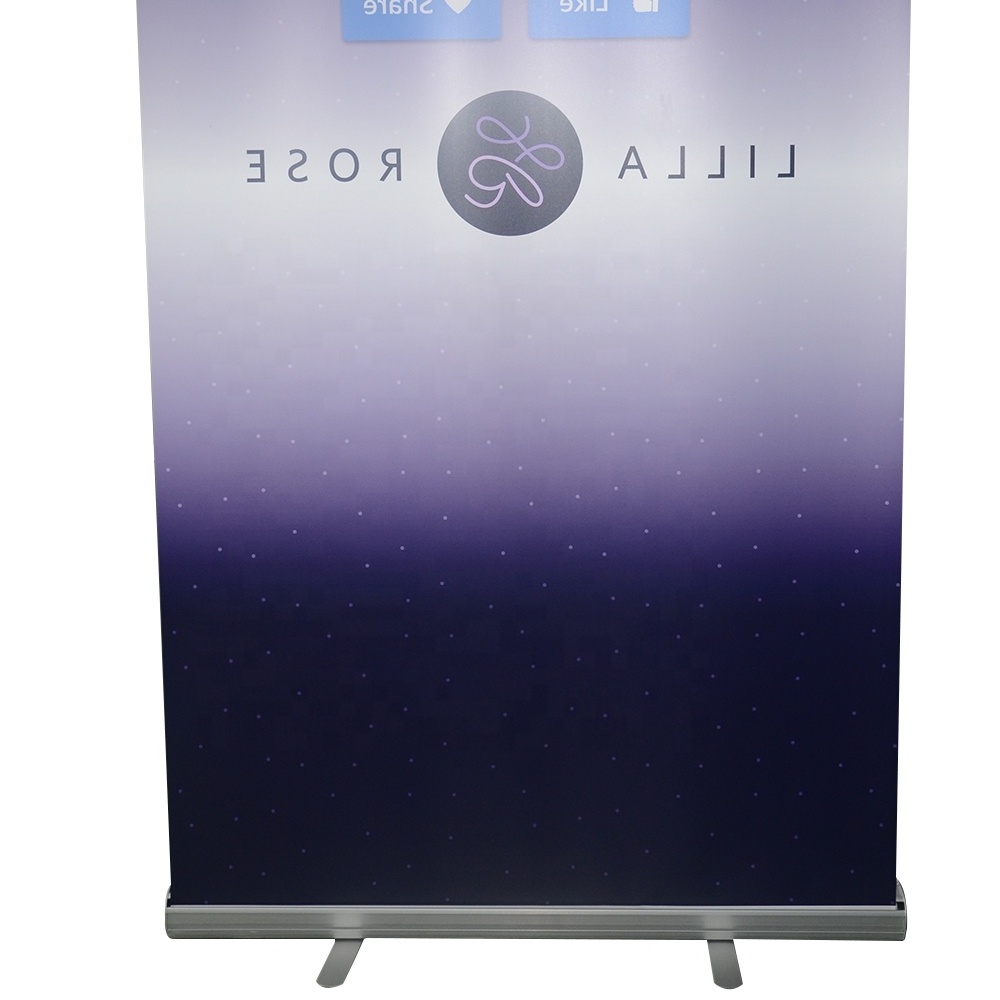 Custom Size Advertising Promotion Retractable Roll Up Roller Flex Banner Stand