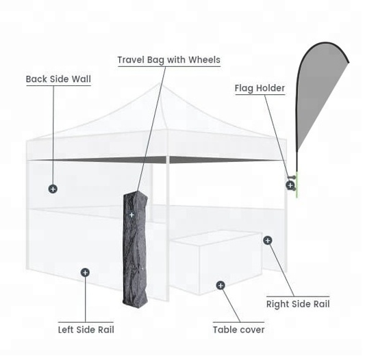 10x20 party tent with sidewalls 6m tall tent abs hard wall event tent 10x20 canopy with walls