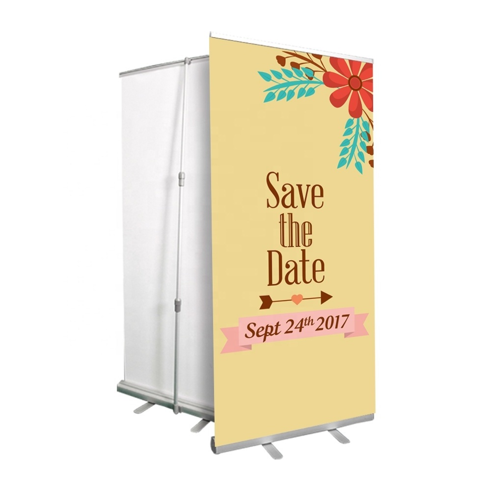 Wholesale Manufacturer Retractable Roll Up Advertising Flex Banner Stand Roll Up Banner Stand Roll