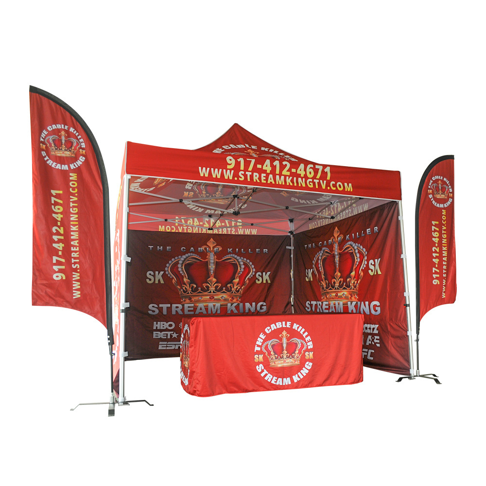 Customize Your Vendor Pop-up Display Canopy Tents with Custom Printed Graphics