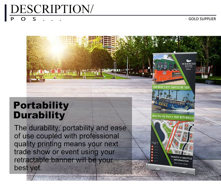 Wholesale Manufacturer Retractable Roll Up Advertising Flex Banner ...