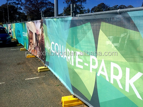 Outdoor Advertising Mesh Banner Fabric Printing/perforated Flex Banner/full Color printing Fence Mesh