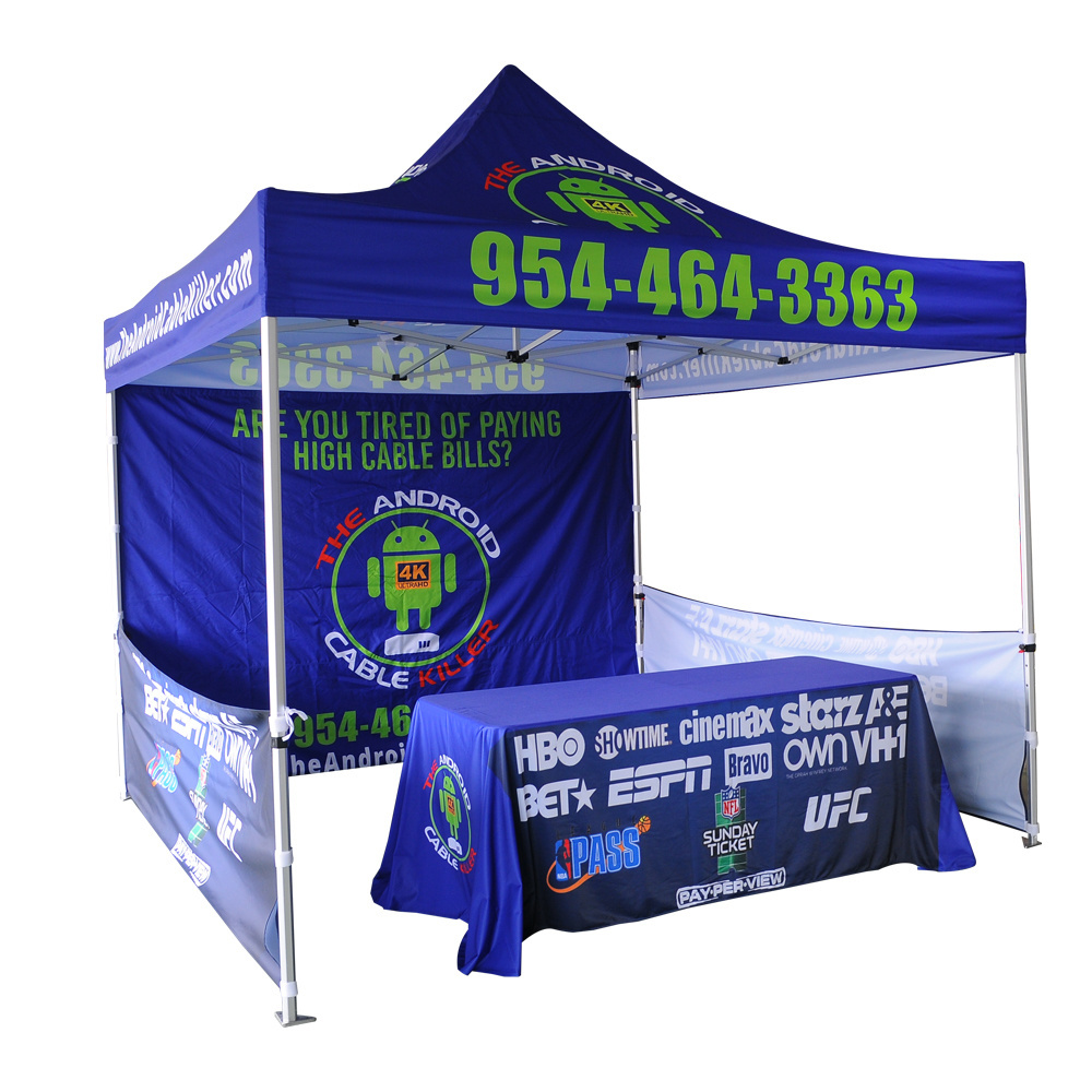 Customize Your Vendor Pop-up Display Canopy Tents with Custom Printed Graphics