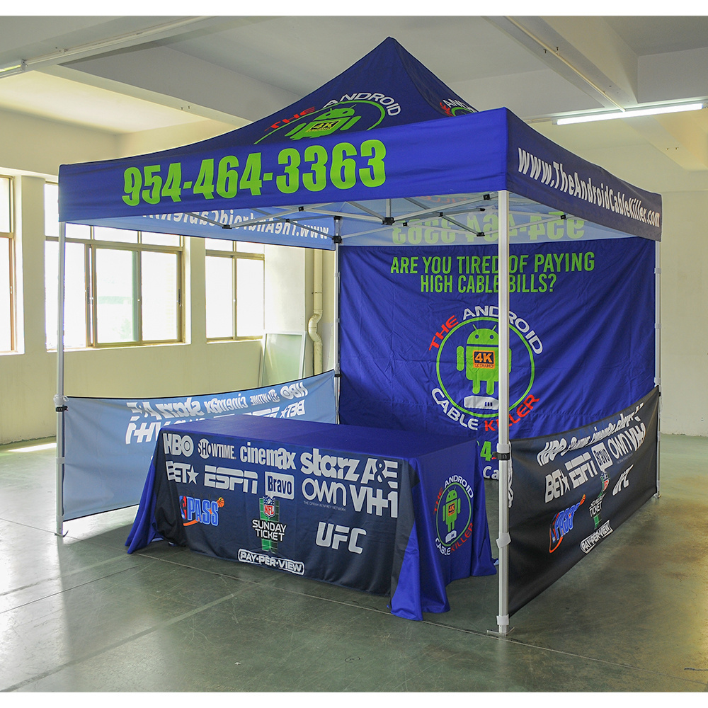 Gazebo pop up marquee event tent for advertising