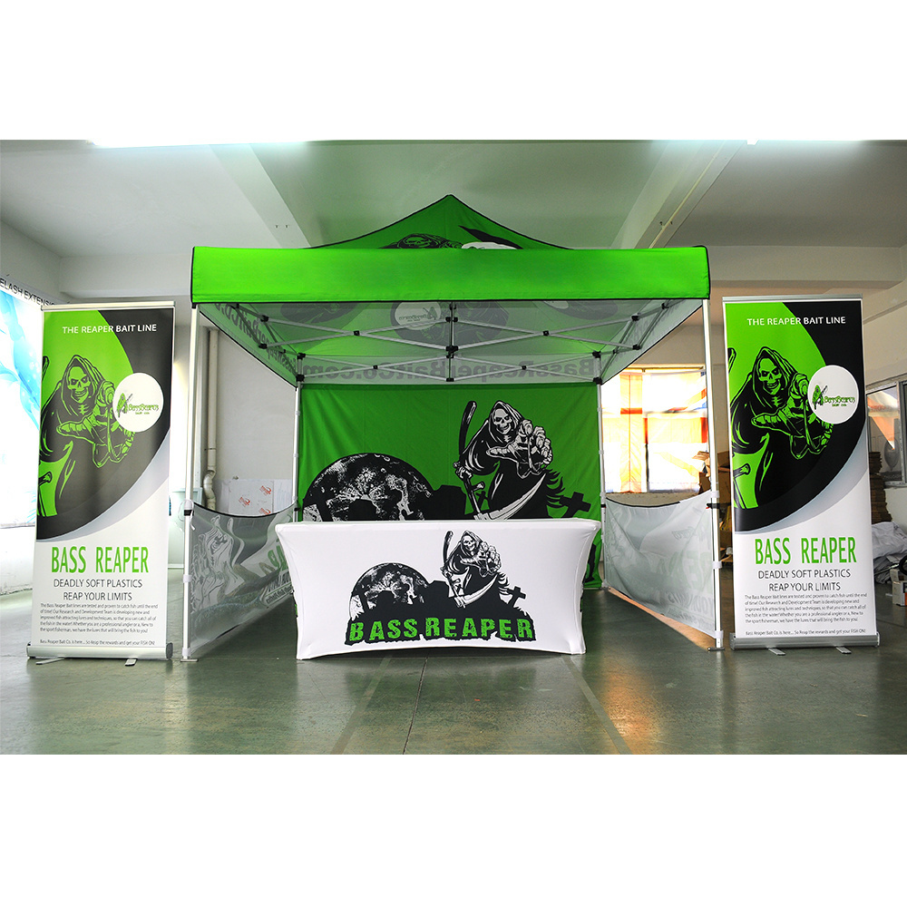 Tent marquee ripstop sublimation canvas pop up market promotional folding tent stall gazebo