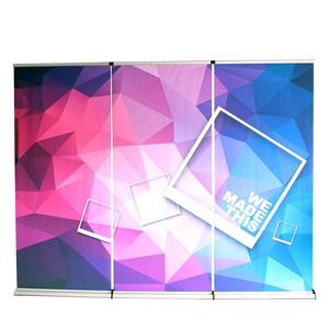 Wholesale Manufacturer Retractable Roll Up Advertising Flex Banner Stand Roll Up Banner Stand Roll