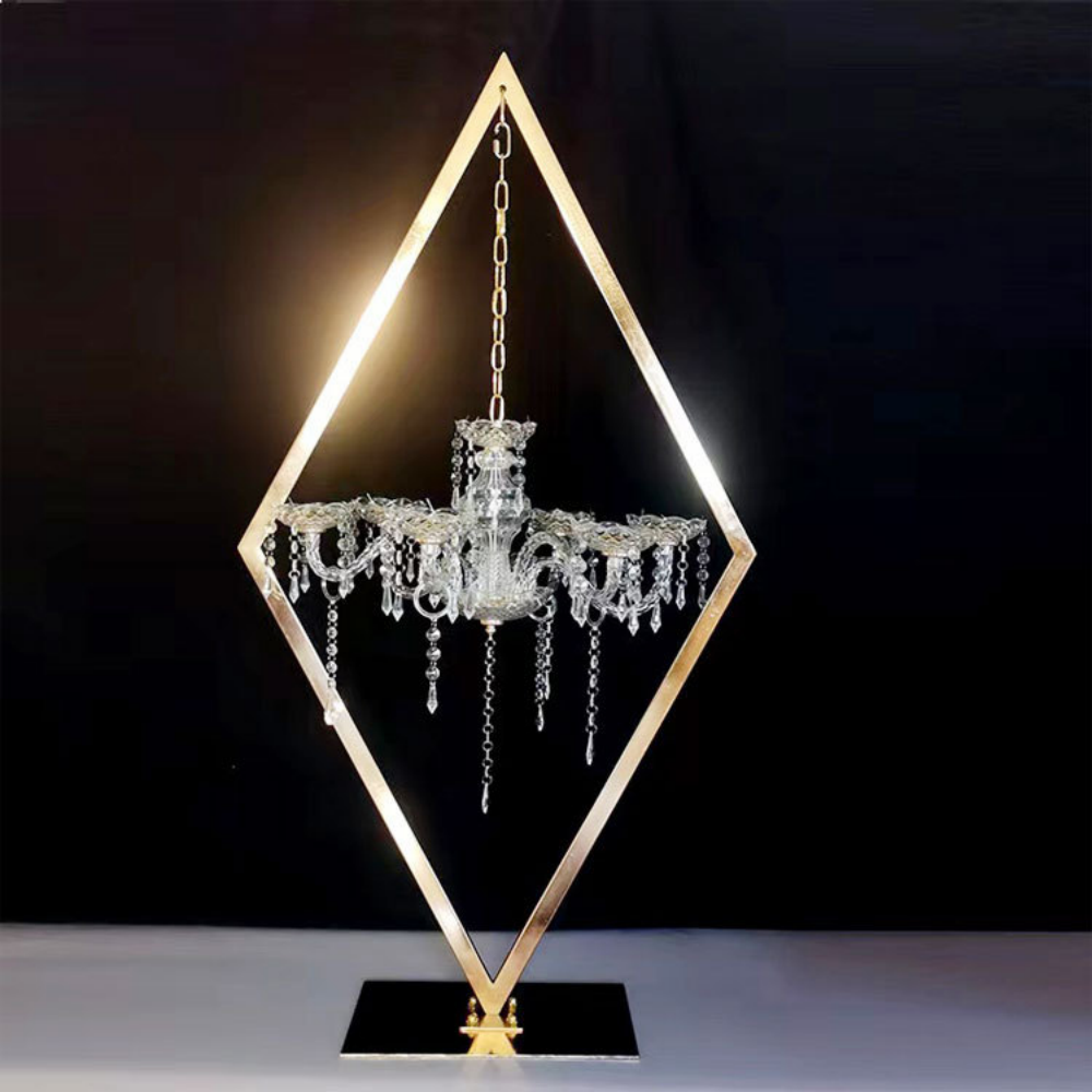 Newest Silver Metal Candelabra Candle Holder Table Centerpiece for Event Wedding Decorations