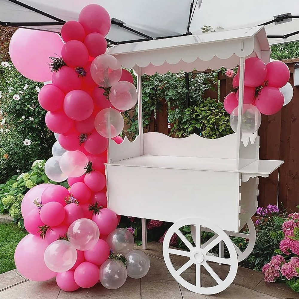 Outdoor Wedding Party White Cinderella Metal Pumpkin Carriage for Sale