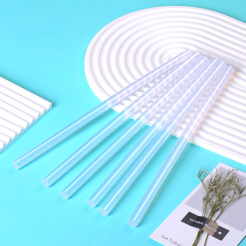 High viscosity transparent environmentally friendly 11*200mm hot melt glue stick handmade white hot melt glue strip