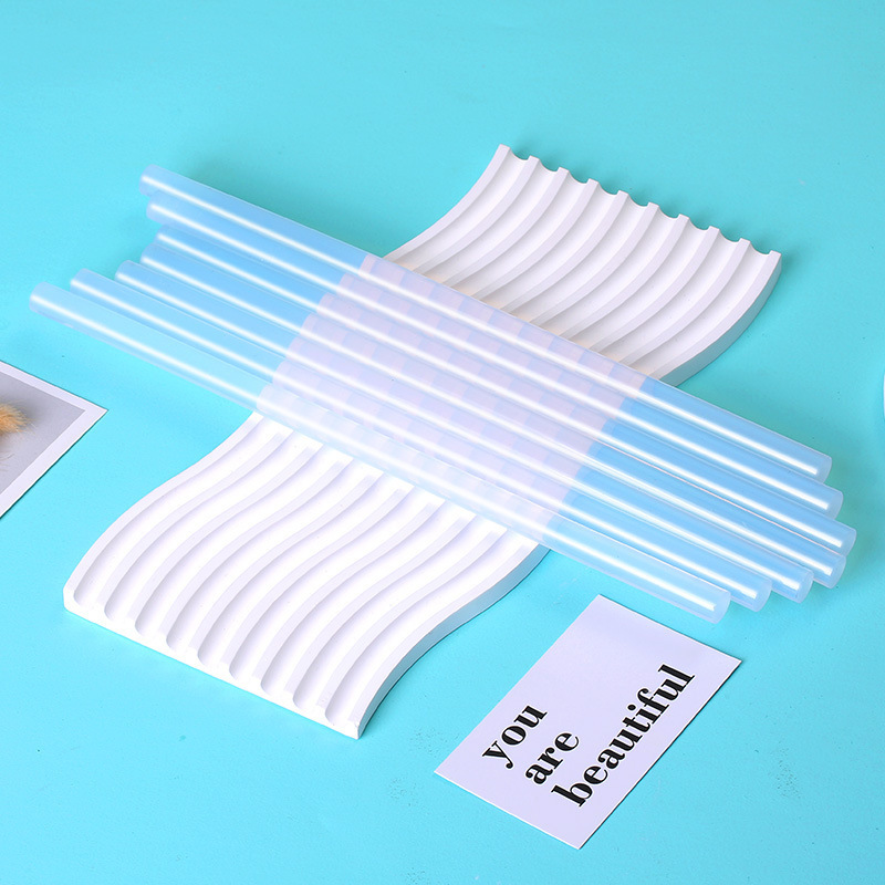 High viscosity transparent environmentally friendly 11*200mm hot melt glue stick handmade white hot melt glue strip