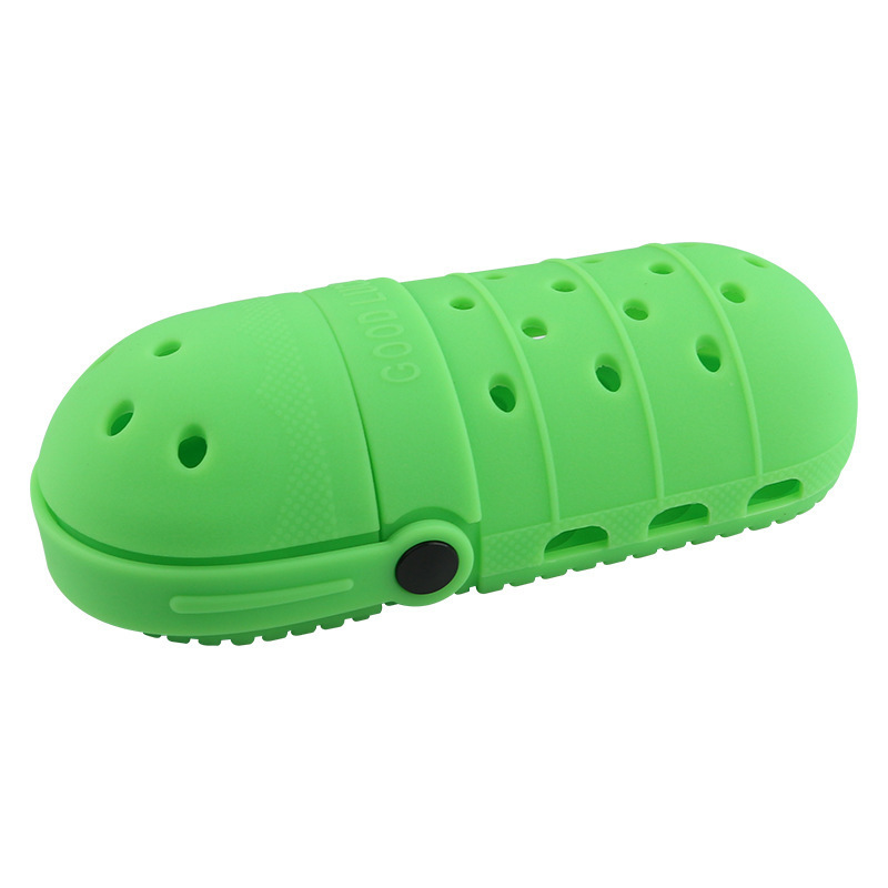 POSH DREAMS Creative Children's Hole Shoes Pencil Case Insertable Pen Pen Case Silicone crocs pencil case