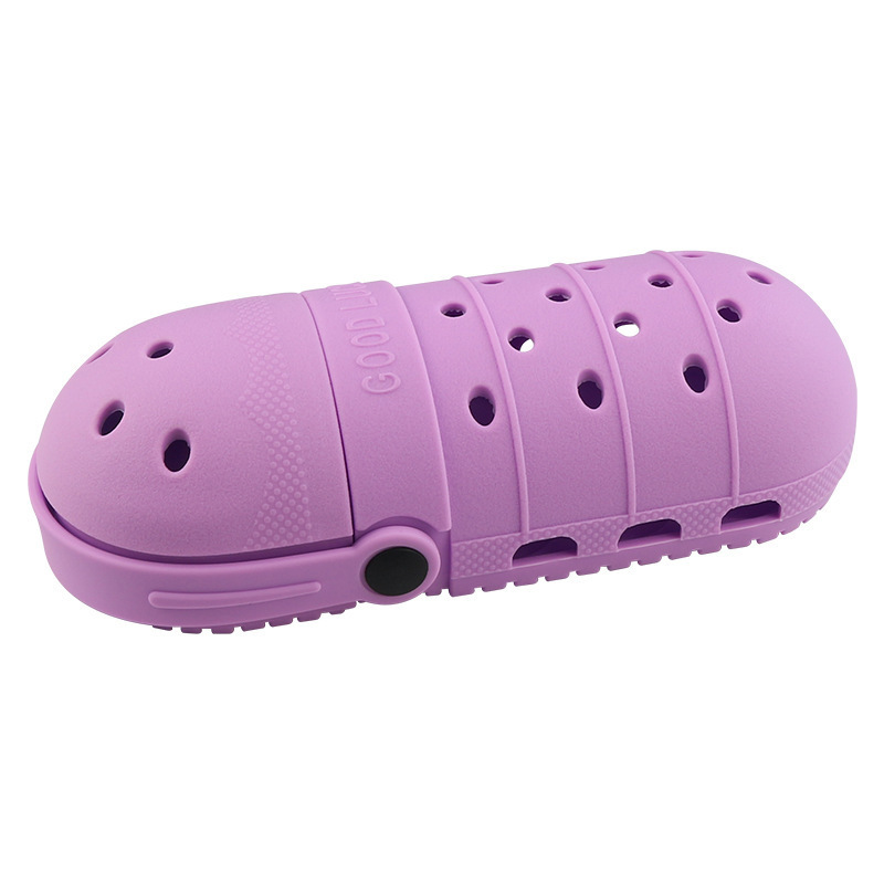 POSH DREAMS Creative Children's Hole Shoes Pencil Case Insertable Pen Pen Case Silicone crocs pencil case