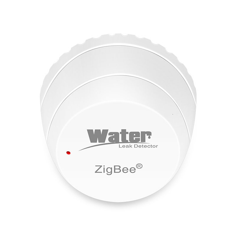 Zigbee Household water leak monitor device working with valve to turn on off water automatically flood sensor alarm detector