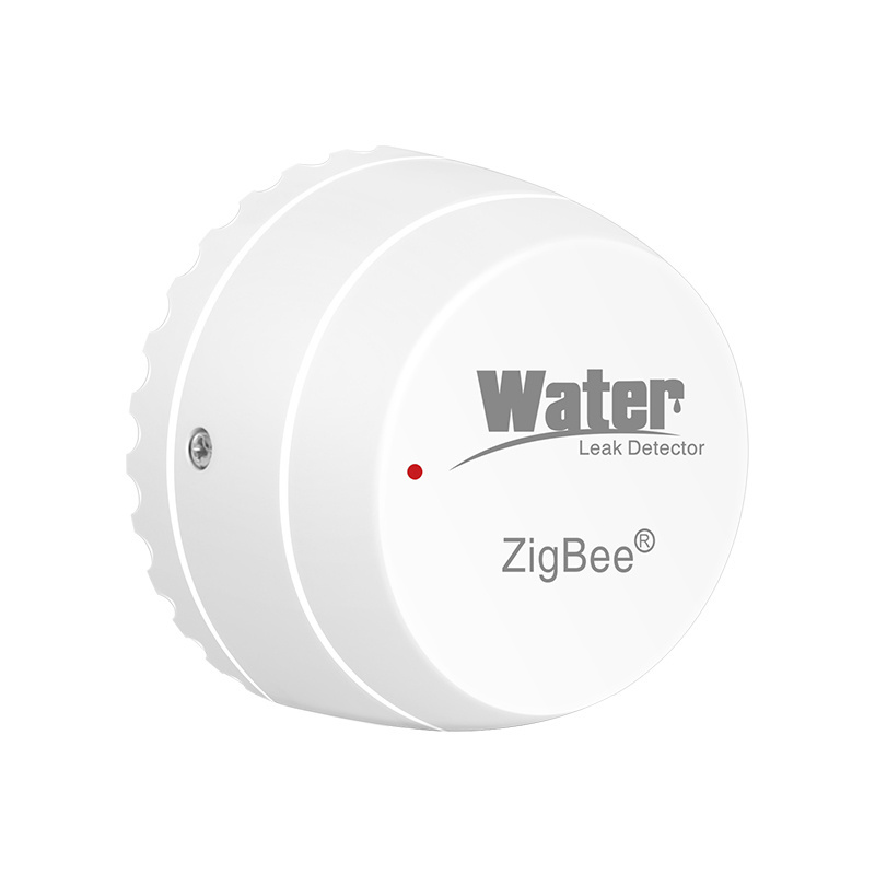 Zigbee Household water leak monitor device working with valve to turn on off water automatically flood sensor alarm detector