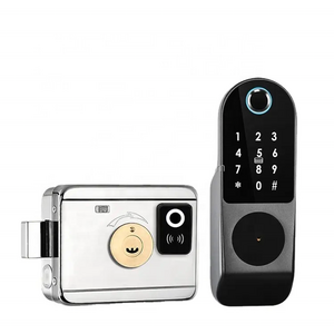 TTLock Smart Door Lock Outdoor Tuya Wifi Fingerprint Lock Double Side Digital Code IC Card APP Electronic Apartment Gate Lock