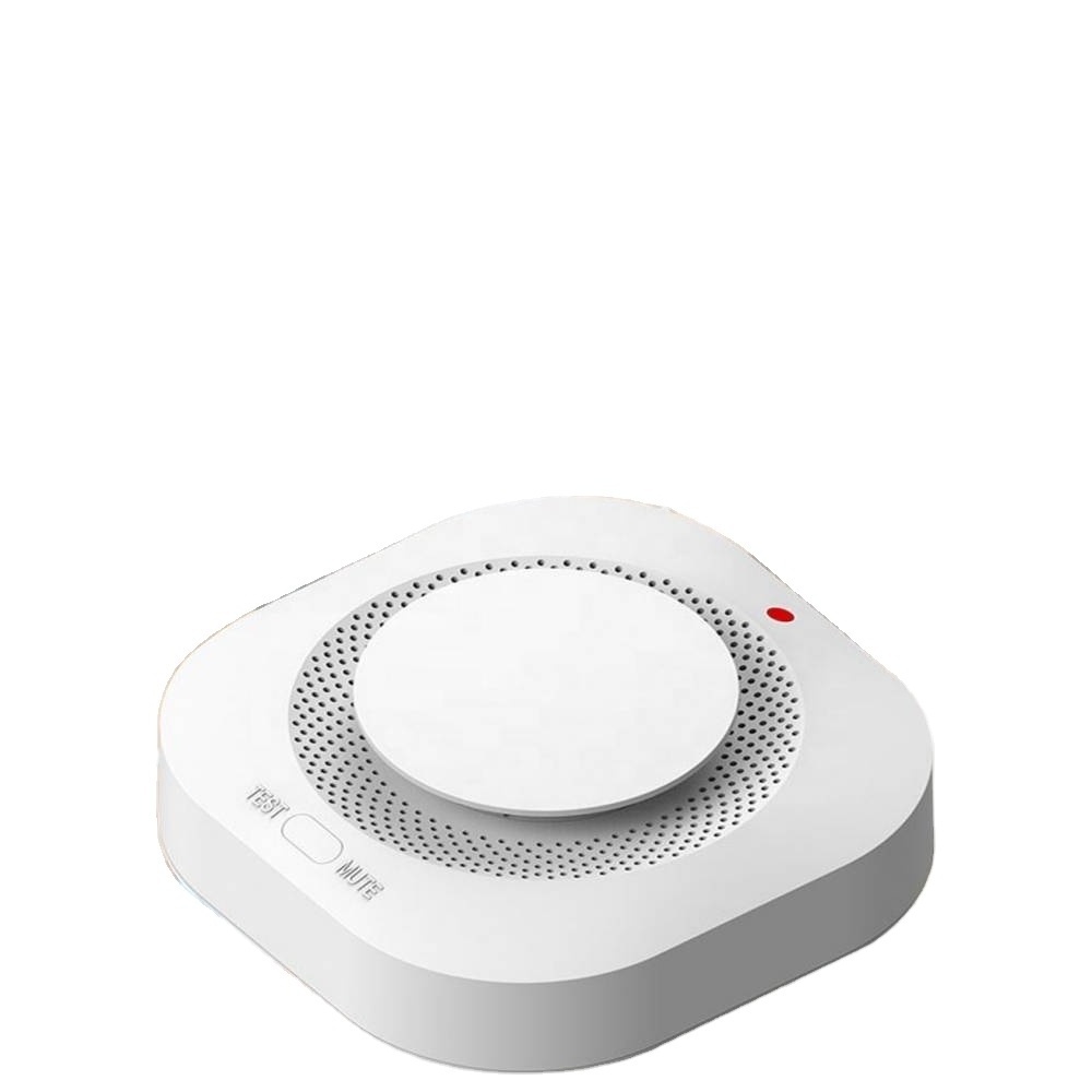 Factory Direct Cheap Home Security Alarm System Addressable  Remote Control Wireless Smart Smoke Detector With Battery