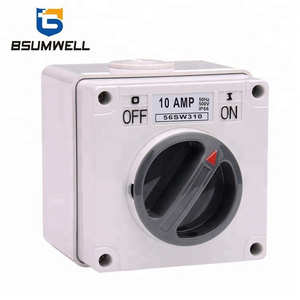 Australia Standard 56SW310 56SW320 56SW332 56SW340 56SW350 56SW363 3Pole Square manual changeover waterproof isolator switch