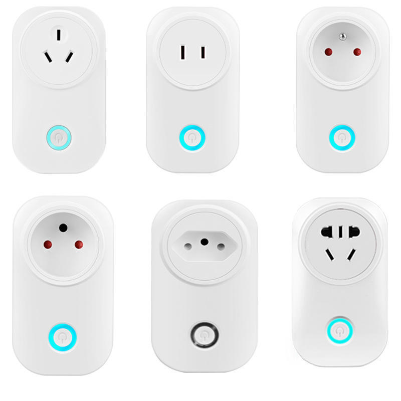 New Design 2 Way Double Power Home Outlet 15A Tuya Timer APP WiFi Smart Wall USB Socket Switch