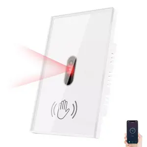 Smart Home Switch Ir Touch Frame Contactless Remote Controller Wall Light Hand Wave Sensor