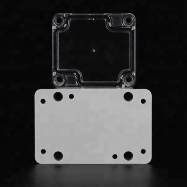 Cover Telephone Junction Box Transparent Grey Waterproof Plastic Outdoor ABS 63*58*35mm IP67 ABS or ABS+AS IP66 CN;ZHE with Ear