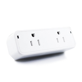 US Standard Tuya WIFI Smart Hiome Sockets Smart Life Amazon Alexa WiFi Wireless US Mini WiFi Smart 2 Plug 16A